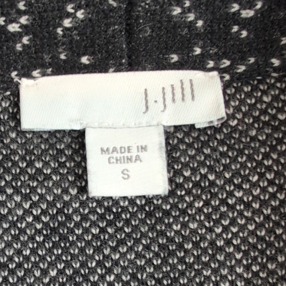 J. Jill Black and White Long Cardigan - Picture 4 of 7